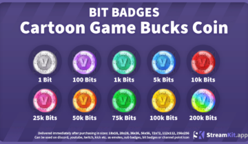 Cartoon Game Bucks Coin